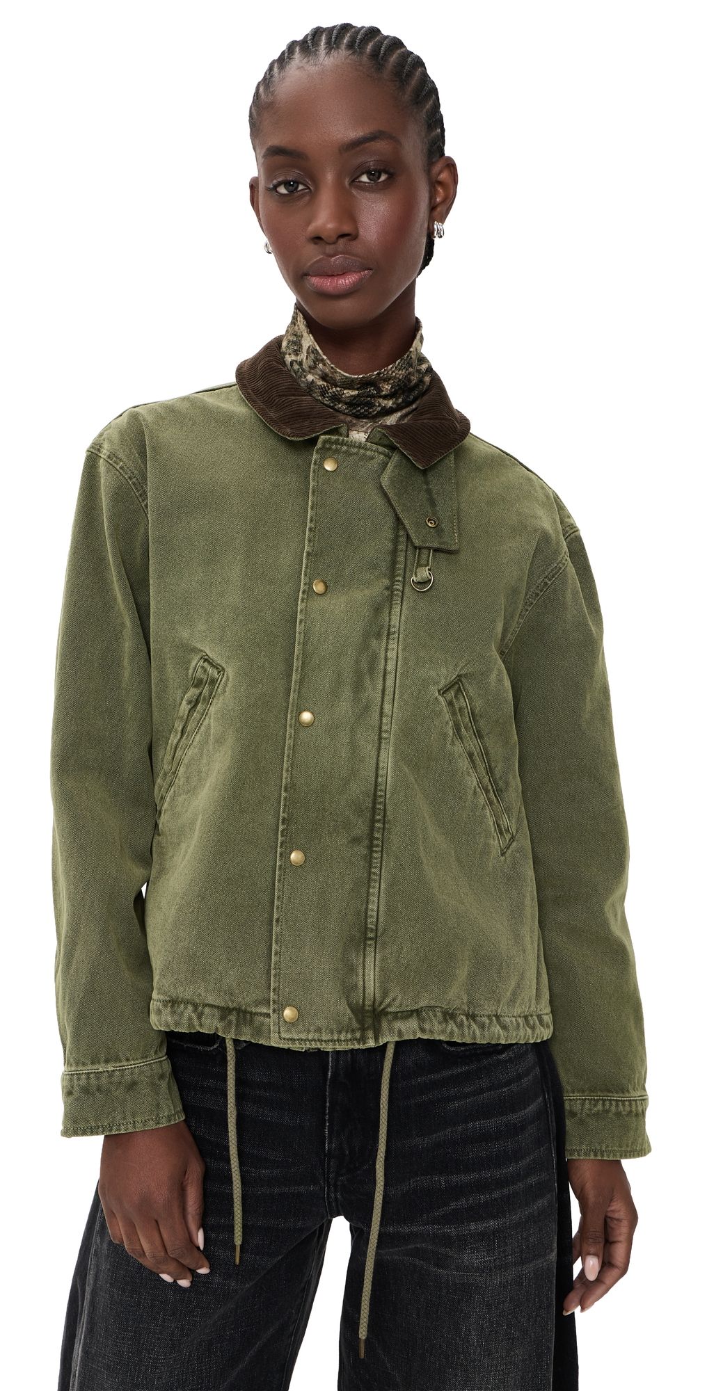 Alpha Industries Torii Relaxed Cotton Fitwork Jacket Green XL