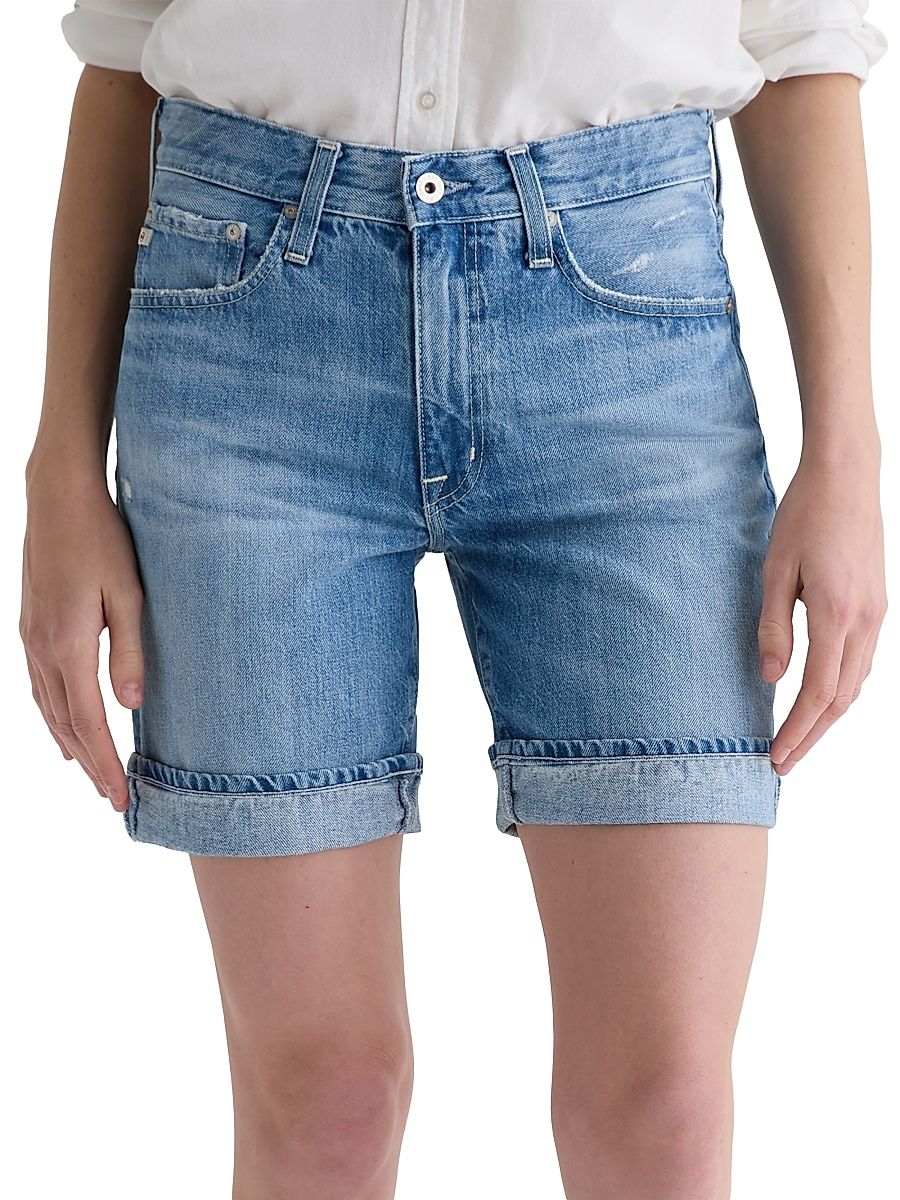 Women's Mid-Rise Denim Bermuda Short - Seventeen Years - Size 28
