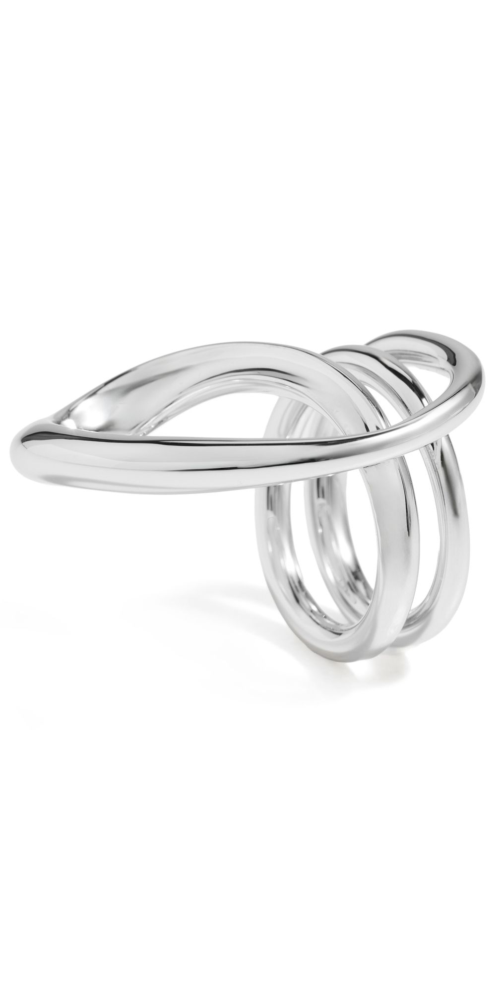 Charlotte Chesnais Round Trip Blow Ring Silver 57