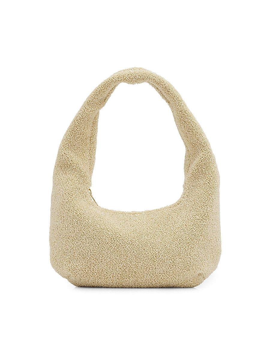 Women's Gnocchi Mini Faux-Shearling Shoulder Bag - Jasmine