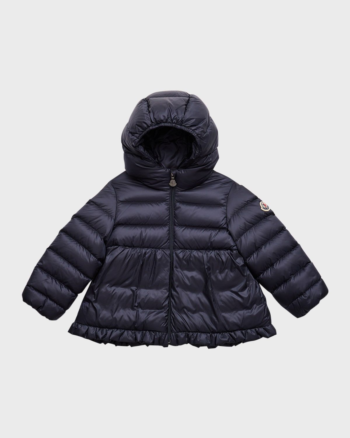 Girl & apos;s Odile A-Line Ruffle-Trim Coat, Size 12M-3