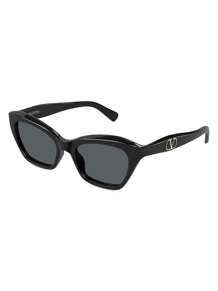 Women's Dauphin 52MM Cat-Eye Sunglasses - Black