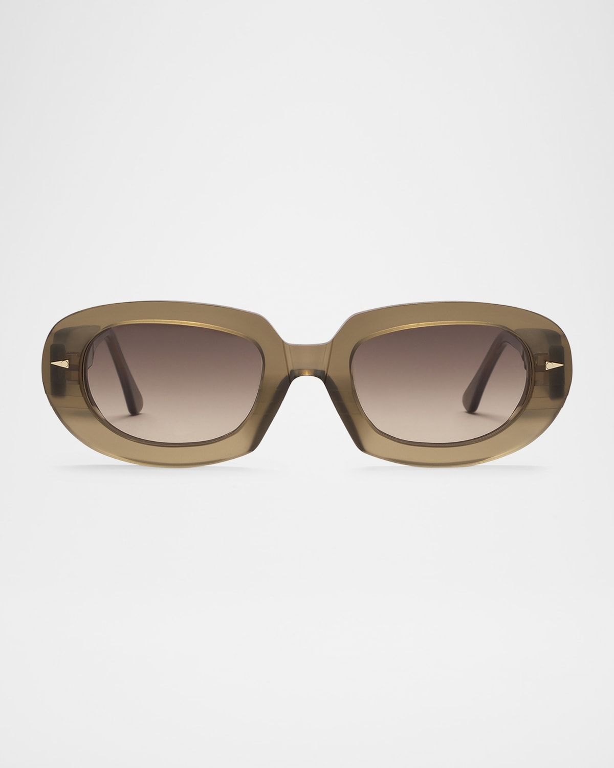 Lombards Acetate & Nylon Oval Sunglasses