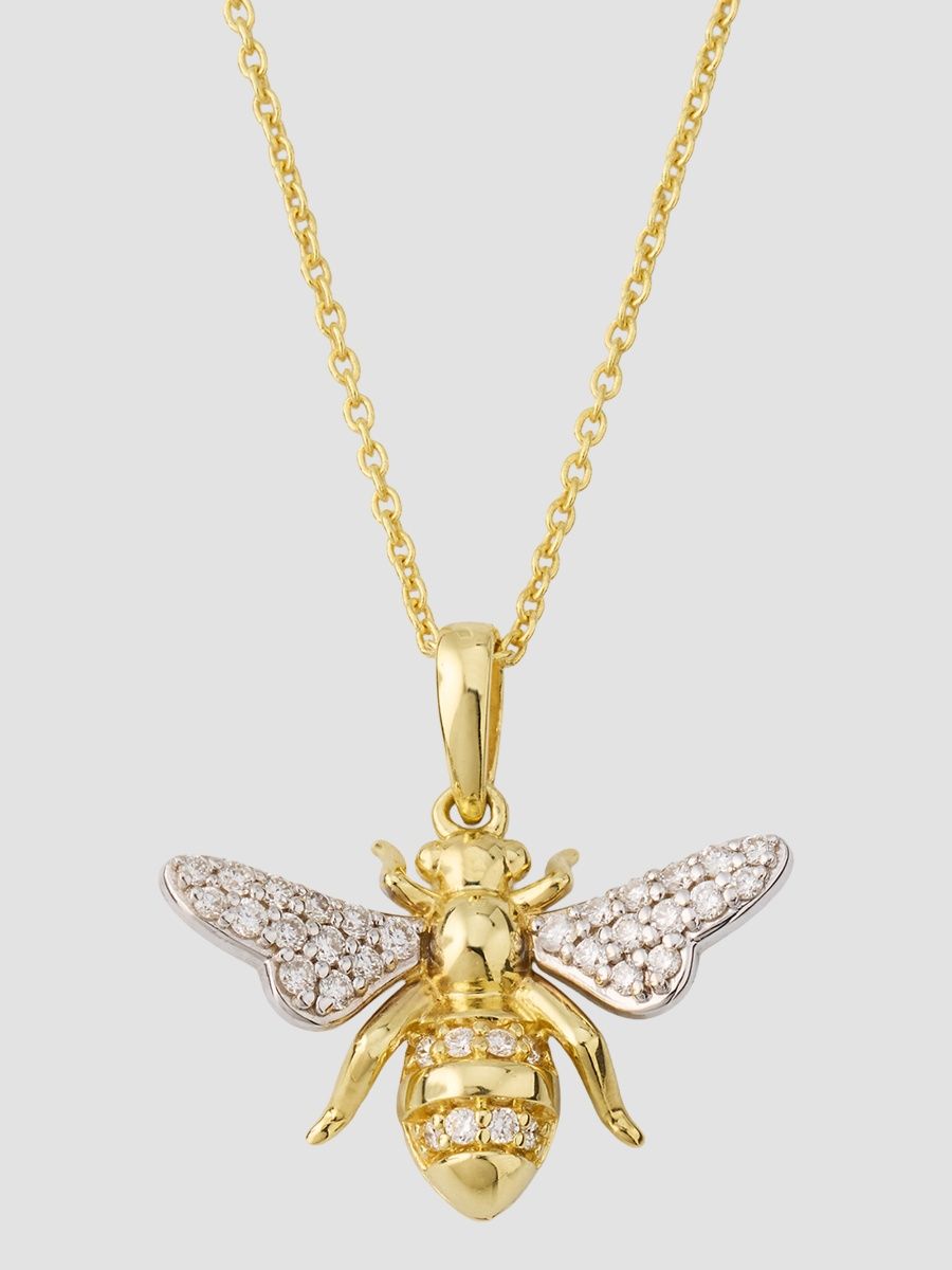 Roberto Coin Women's Tiny Treasures 18K Yellow Gold & 0.15 TCW Diamond Pendant Necklace - Yellow Gold