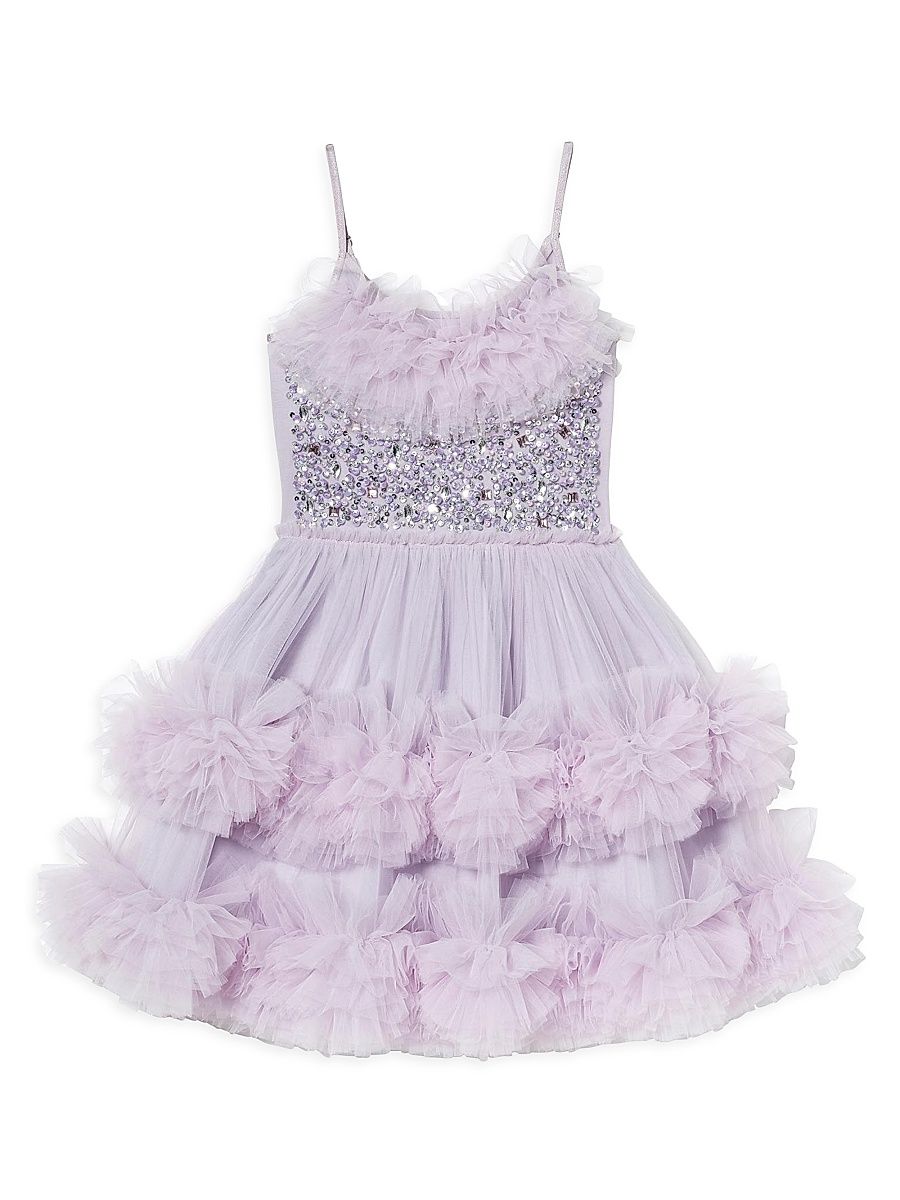 Little Girl's & Girl's Elysian Tides Celestial Shine Tutu Dress - Pastel Lilac - Size 8