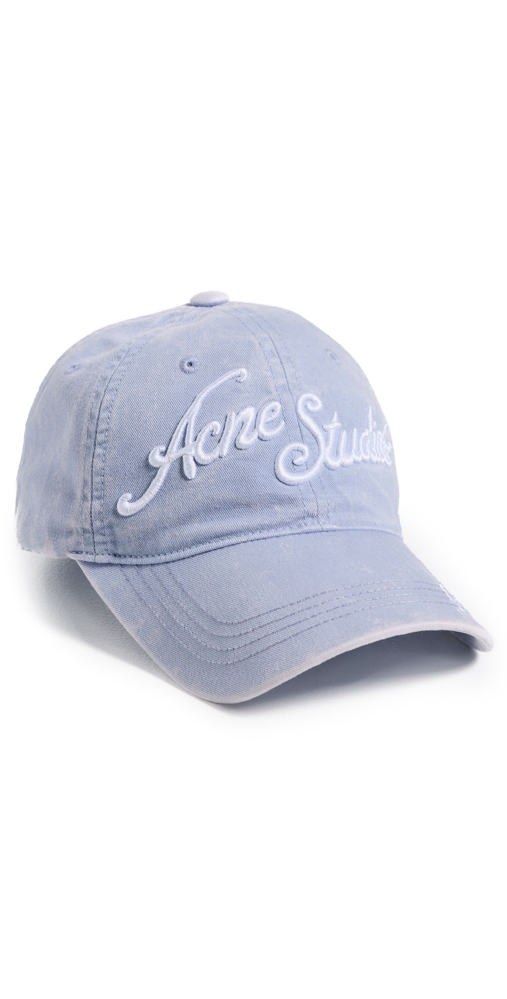 Acne Studios Carliy Venice Logo Cap Dusty Blue One Size