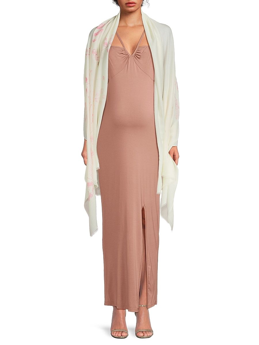 Women's Ramona Floral Scarf - Pink