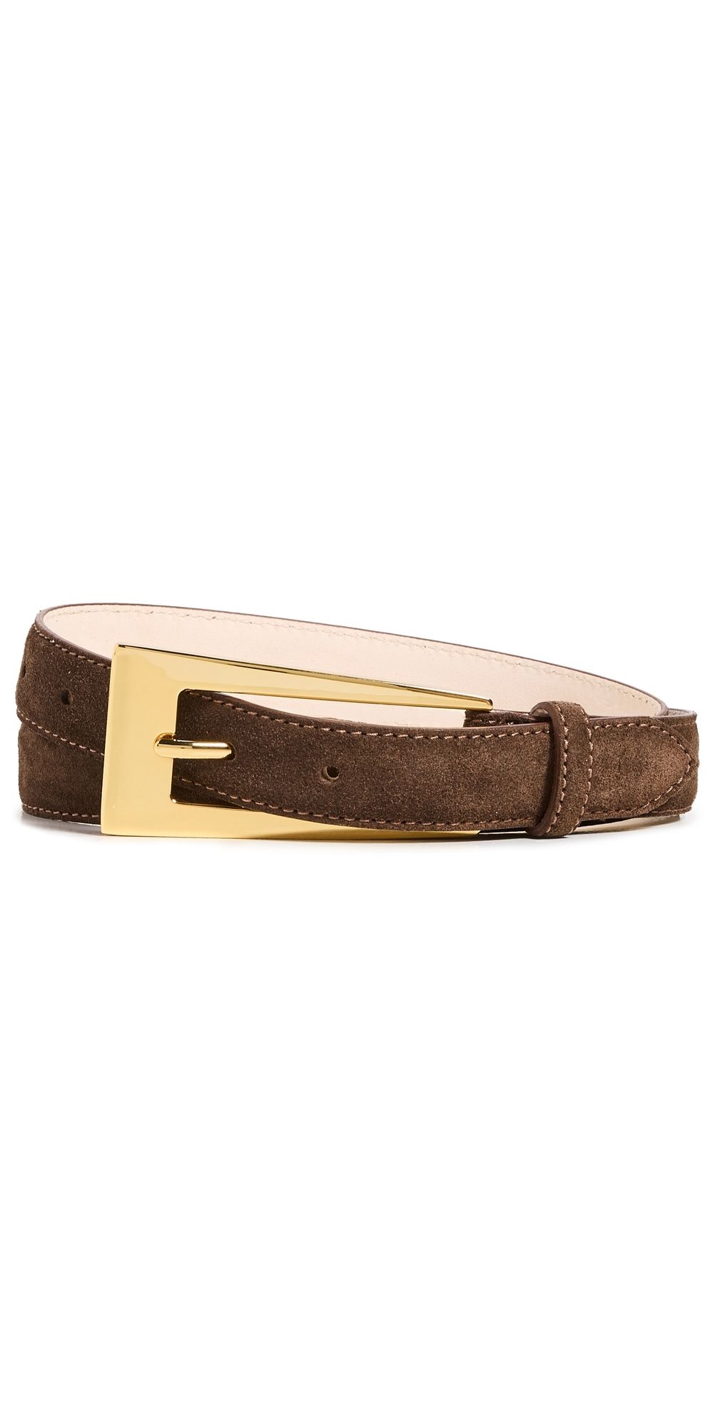 Aureum No.10 Chocolate Suede Belt Chocolate M/L