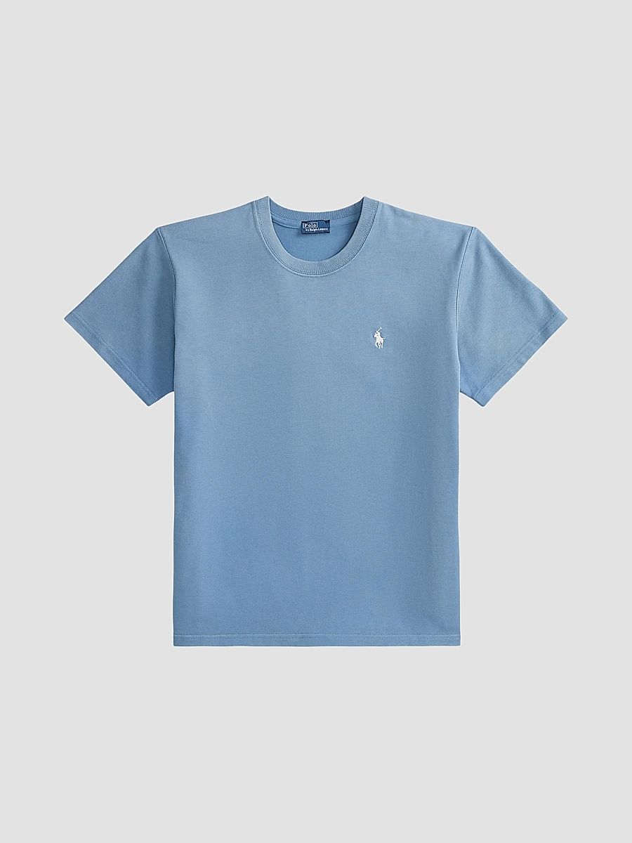 Women's Logo Cotton Jersey T-Shirt - Camp Blue - Size XS