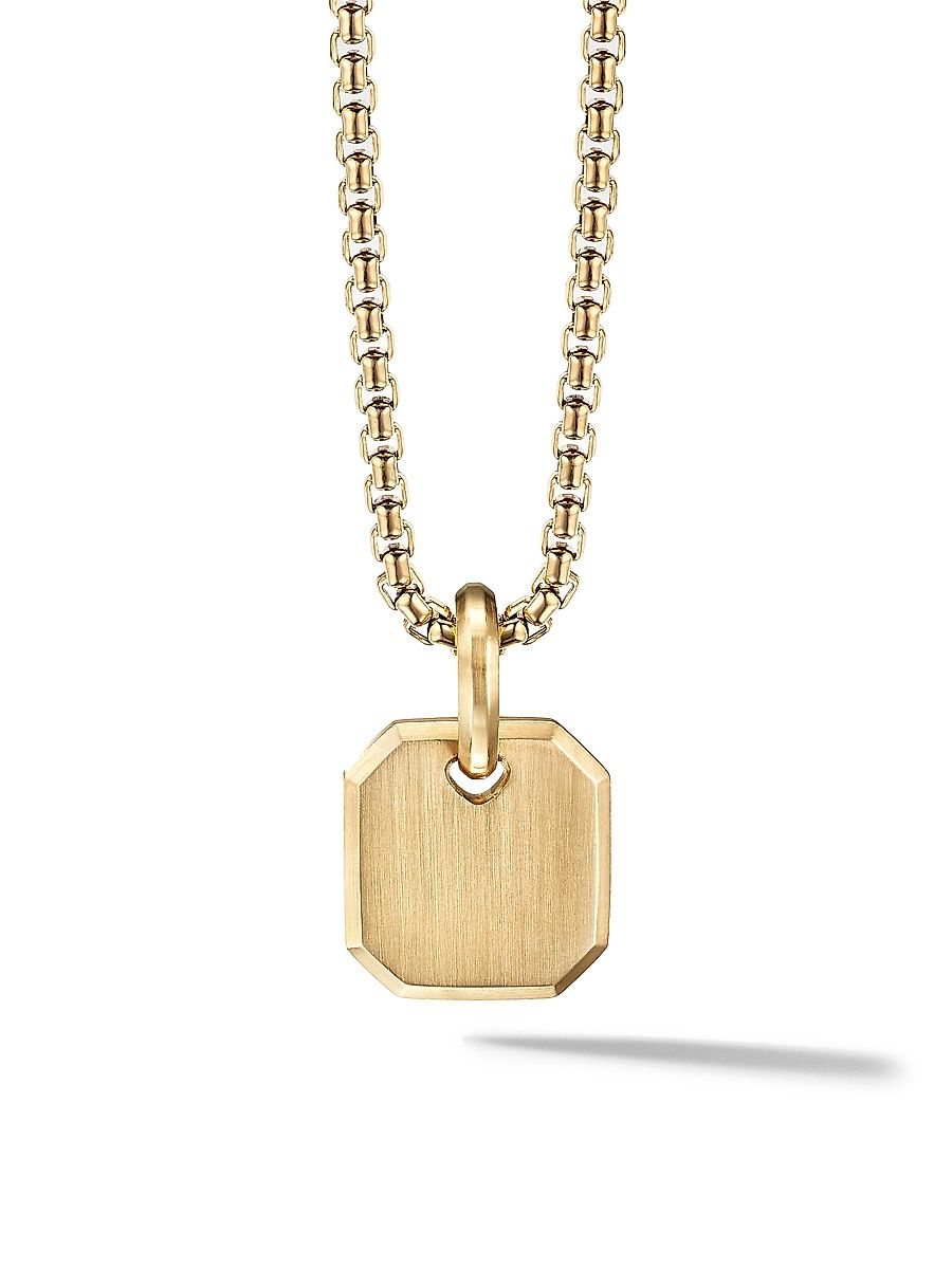 Men's Roman Amulet in 18K Yellow Gold, 15MM - Gold