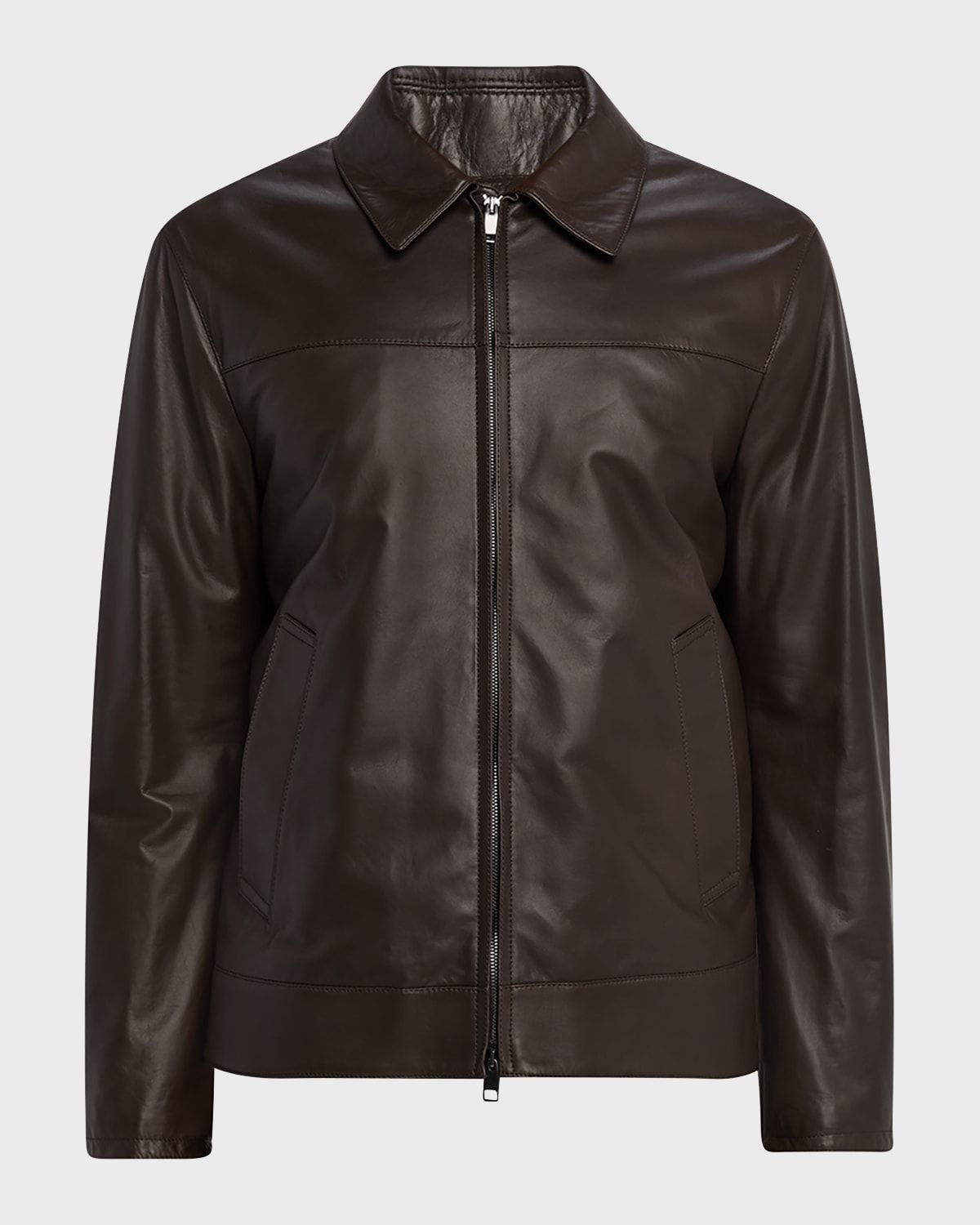 Men & apos;s Leather Bomber Jacket