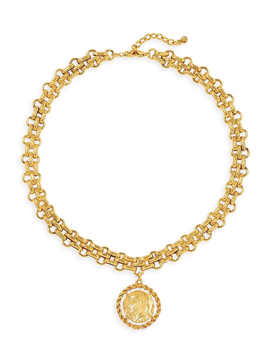 Women's Augusta 18K-Gold-Plated Necklace - Gold