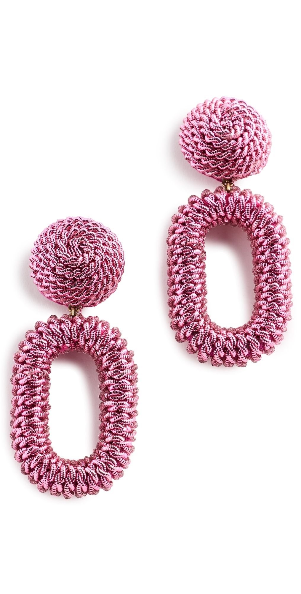 Deepa Gurnani Roula Earrings Pink One Size