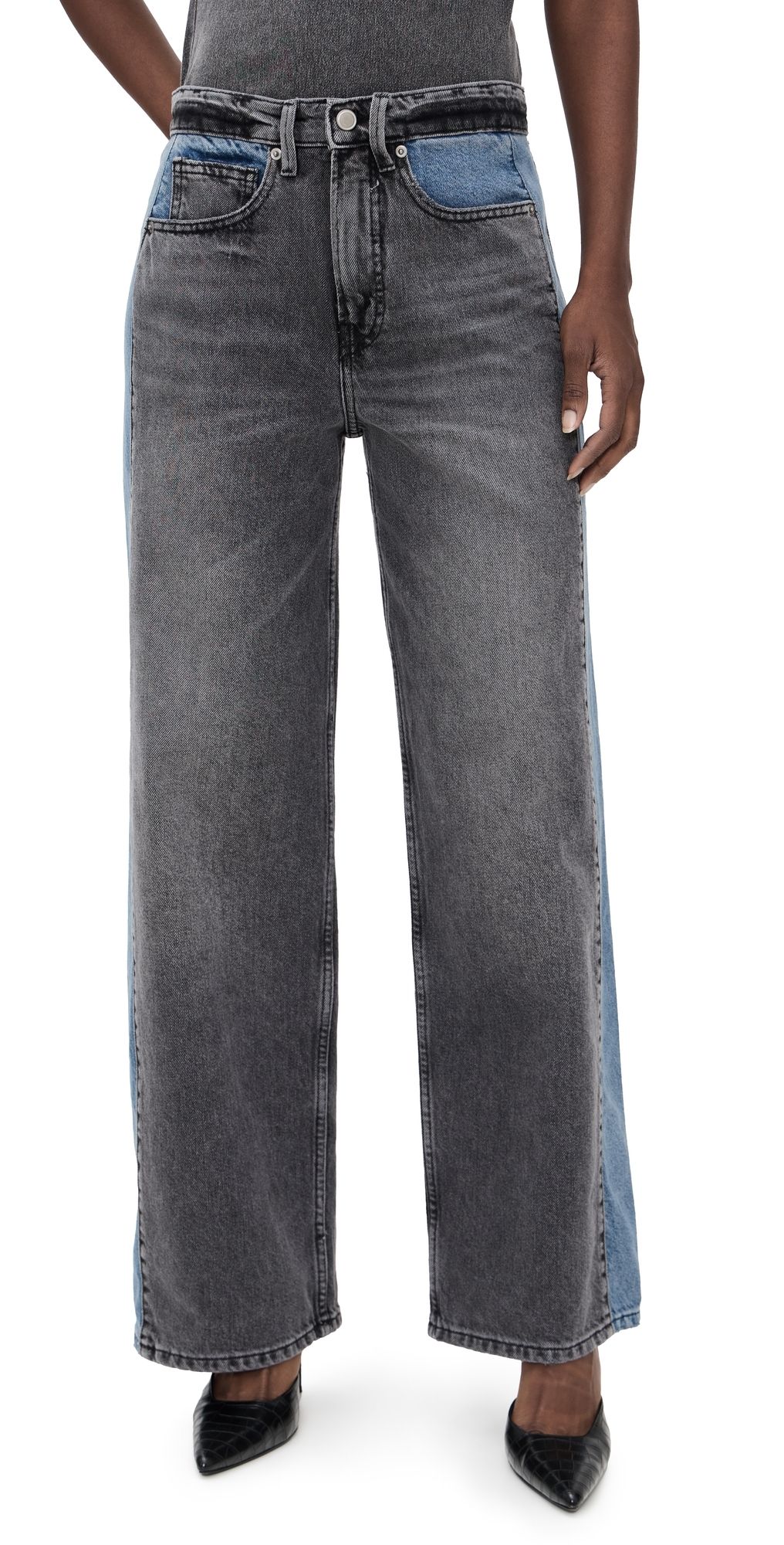 Good American Good Standard Baggy Jeans Indigo1000 2