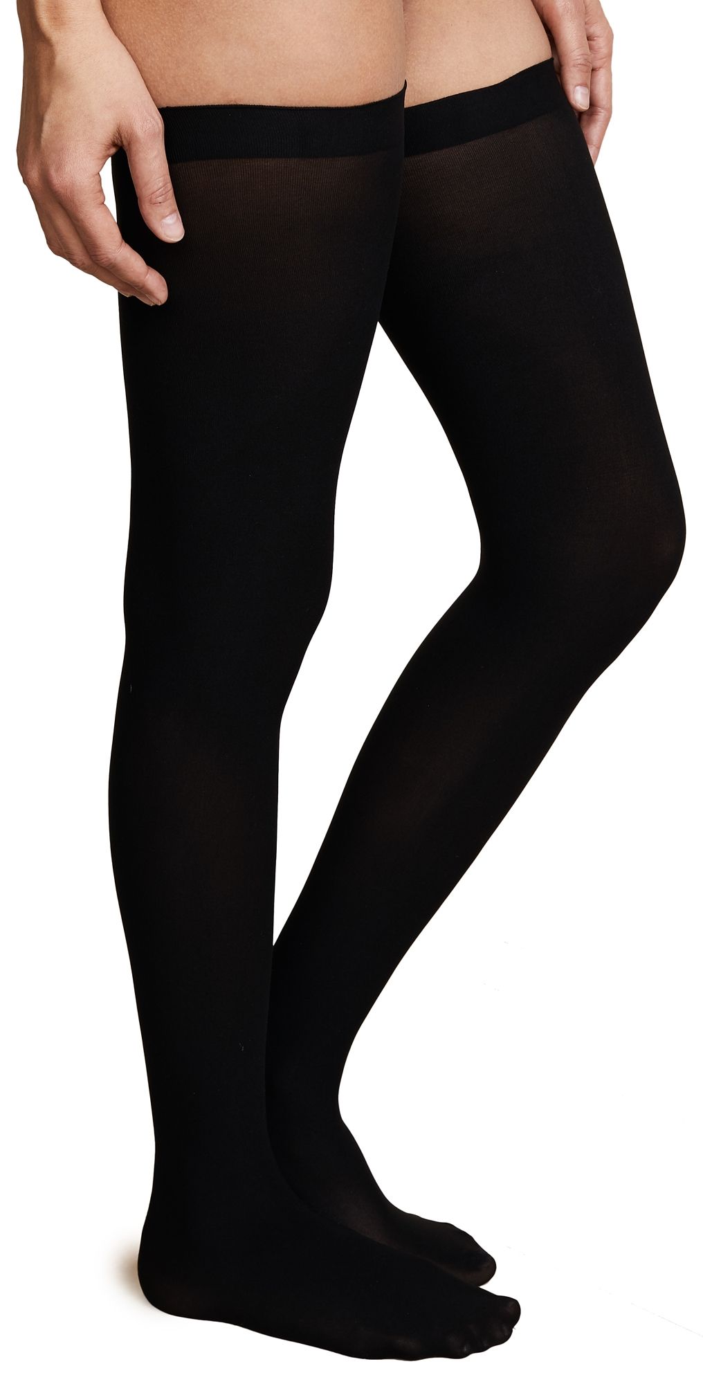 Commando Up All Night Thigh Highs Black M/L