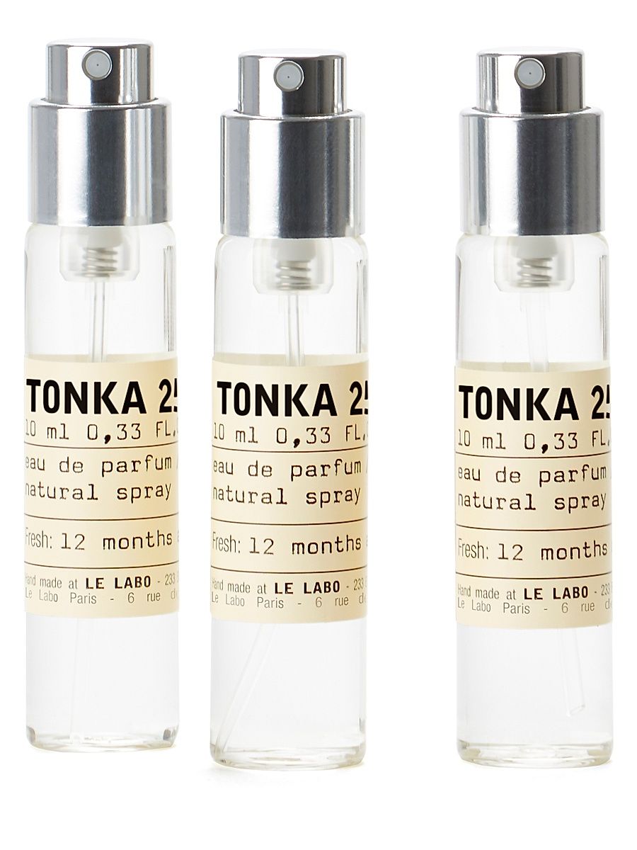 Women's Tonka 25 Eau de Parfum Natural Spray 3-Piece Travel Tube Refill Set
