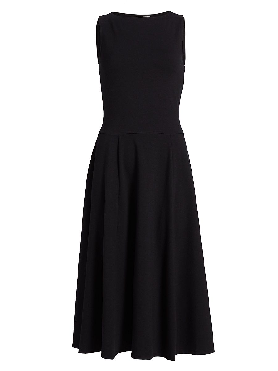 Women's Devin Knit Midi-Dress - Black - Size Medium