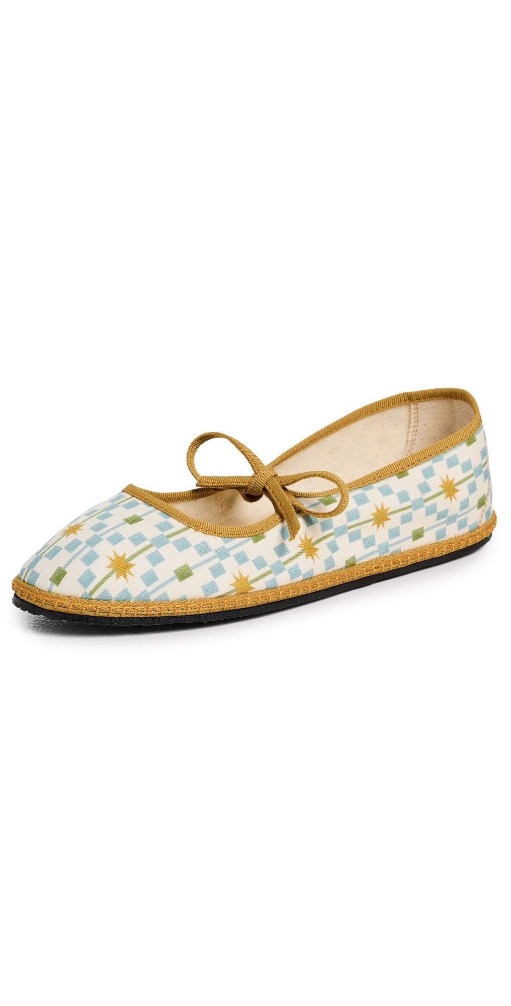 ViBi VENEZiA Brigitte Cotton Mary Janes Sole 39