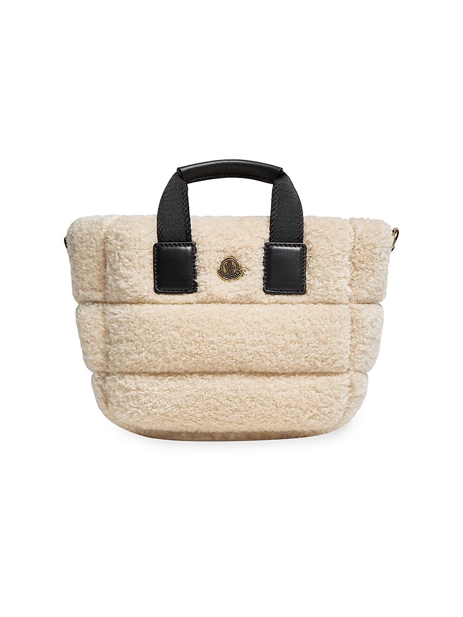 Women's Micro Caradoc Top Handle Bag in Teddy - White Ivory