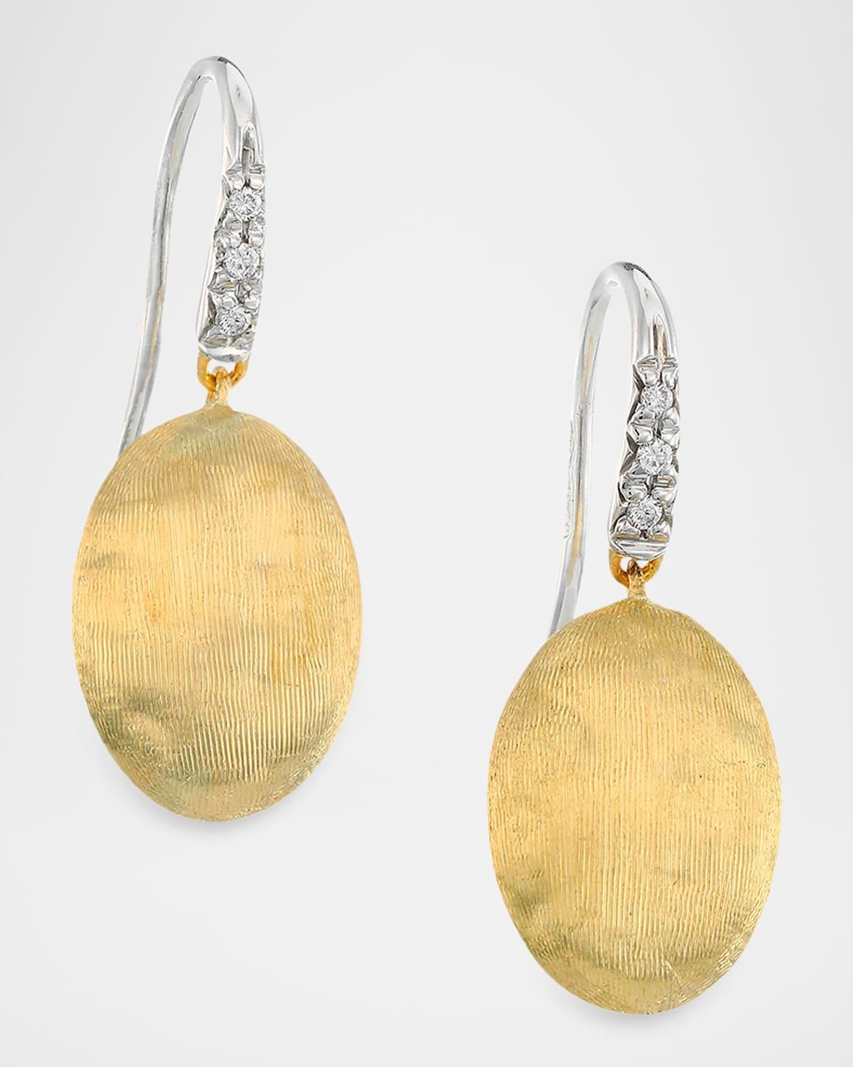 Siviglia 18K Gold Diamond Drop Earrings