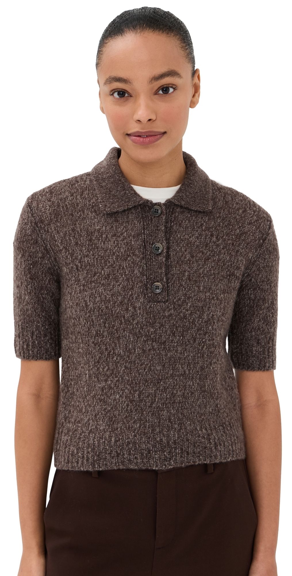 LISA YANG Masy Cashmere Sweater Soft Bark 2