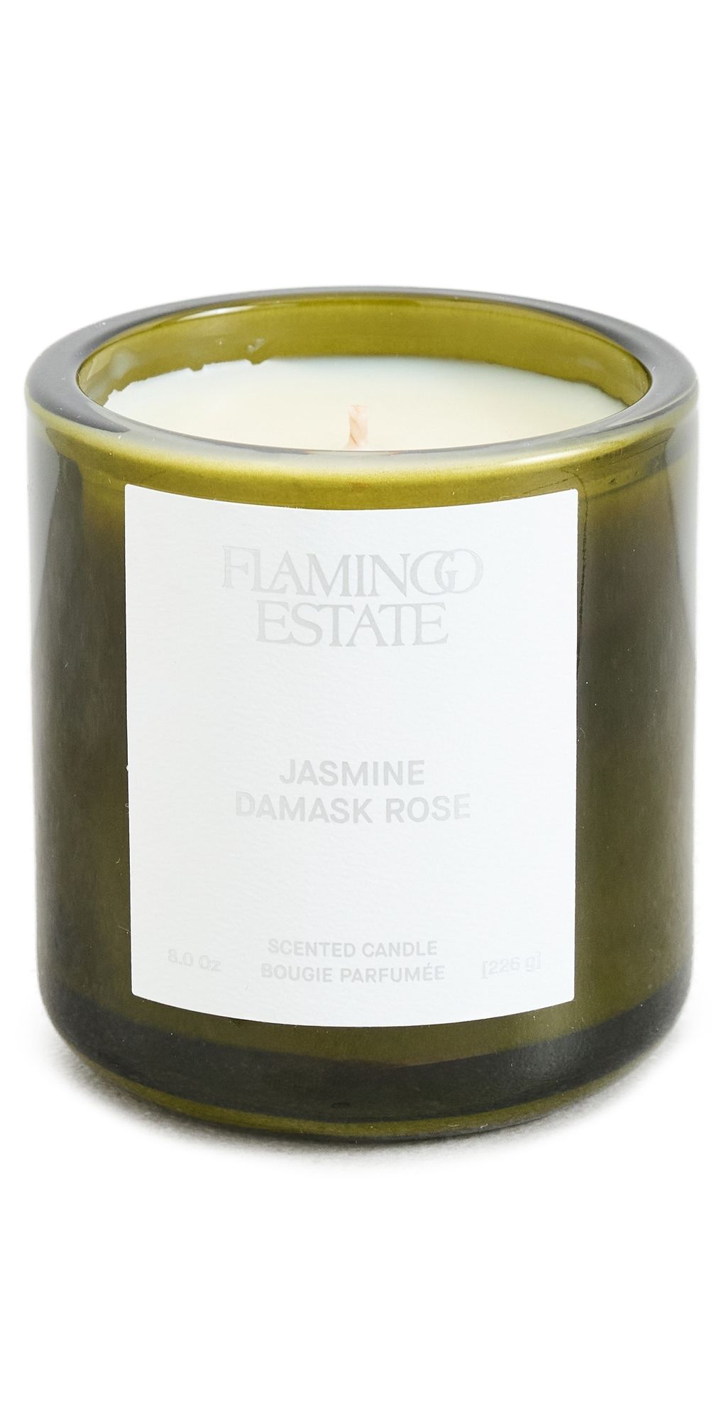 Flamingo Estate Night Blooming Jasmine and Rose Candle Green One Size