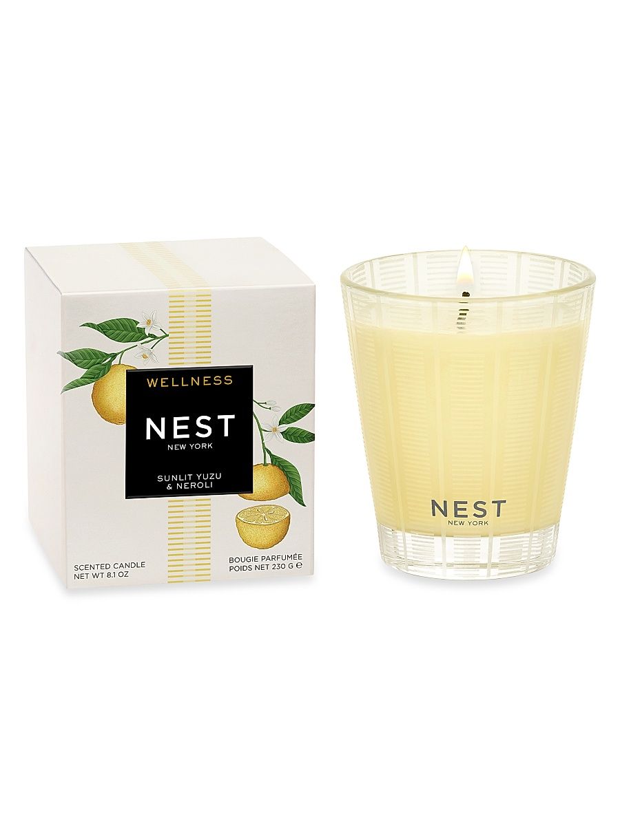 Sunlit Yuzu & Neroli Scented Candle - Size Large