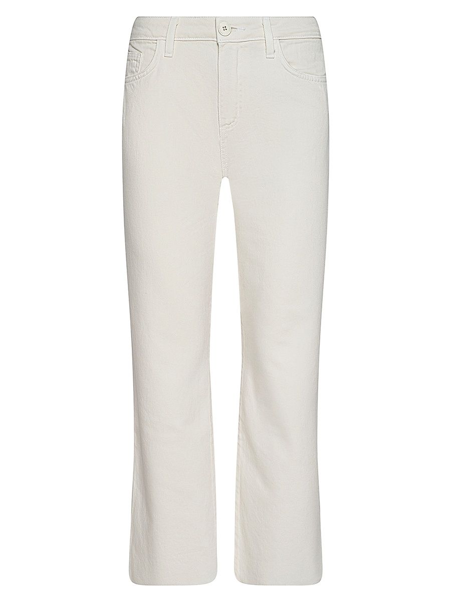 Women's Wanda High-Rise Crop Jeans - Light Ecru - Size 30