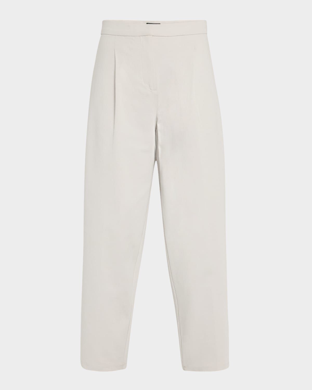 Cropped Lightweight Ponte Lantern Pants