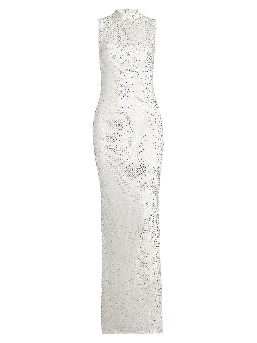 Women's Chleo Slit Maxi Dress - White - Size Medium