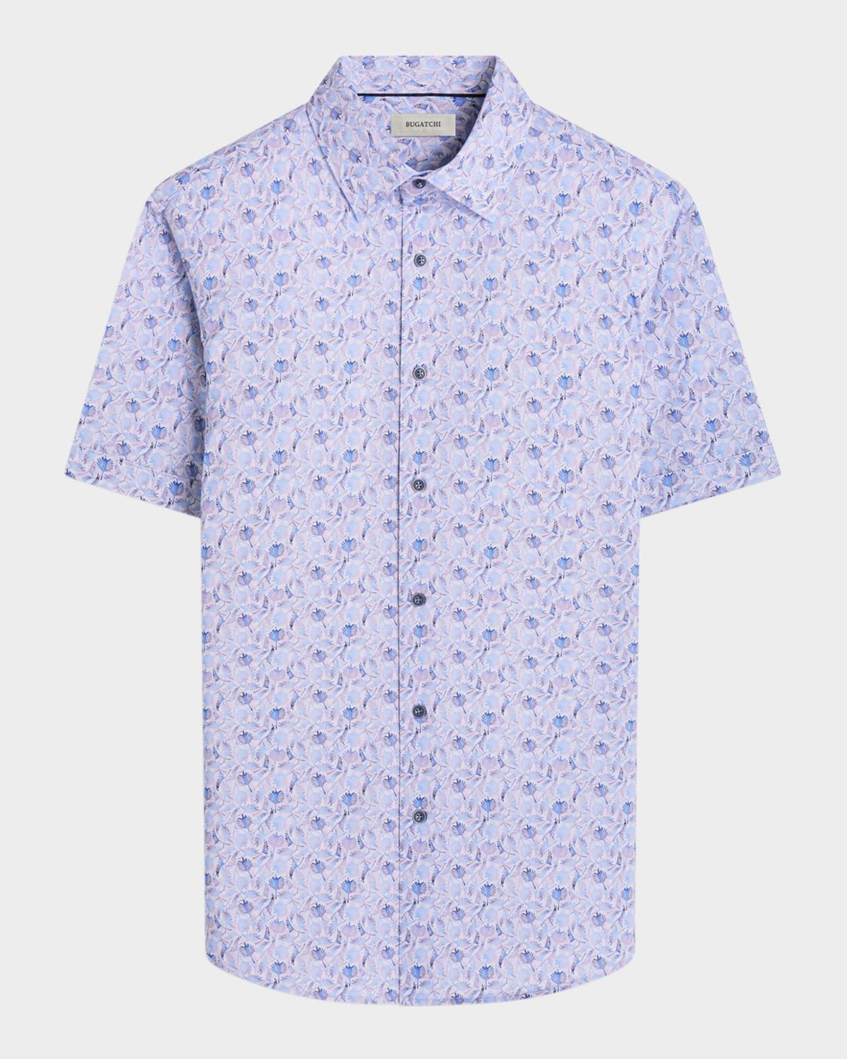 Men & apos;s Miles OoohCotton Palm Short-Sleeve Shirt