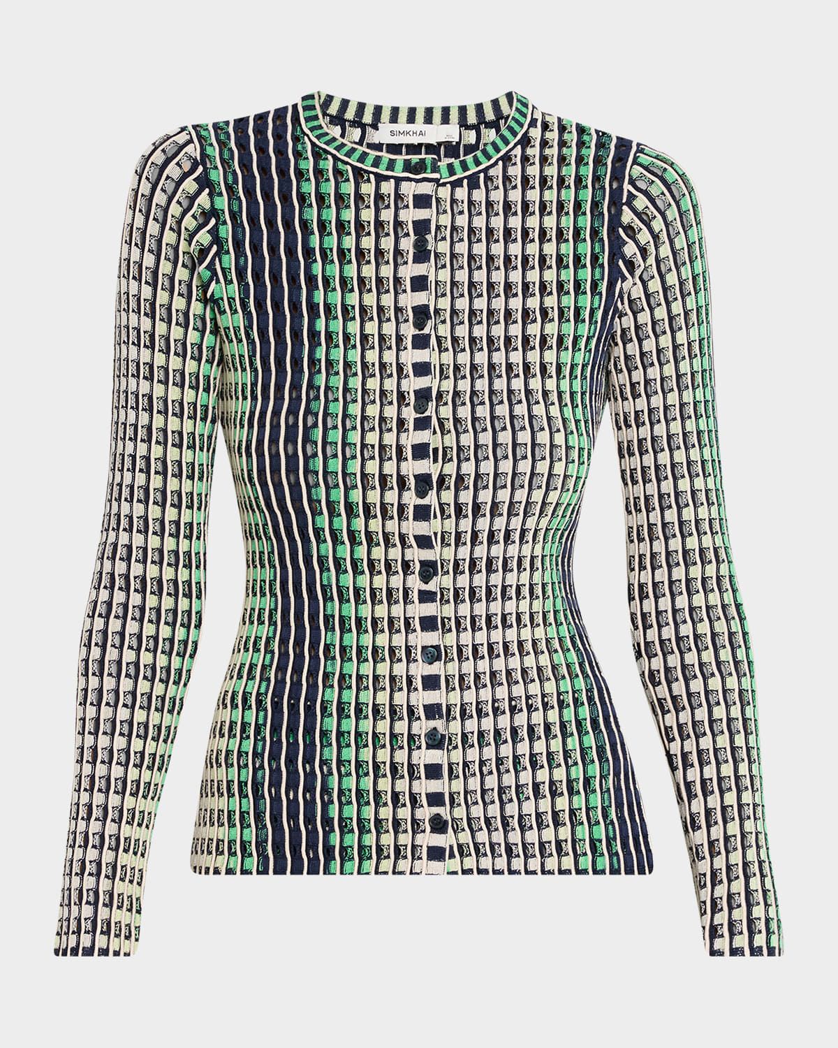 Mabel Openwork Cardigan