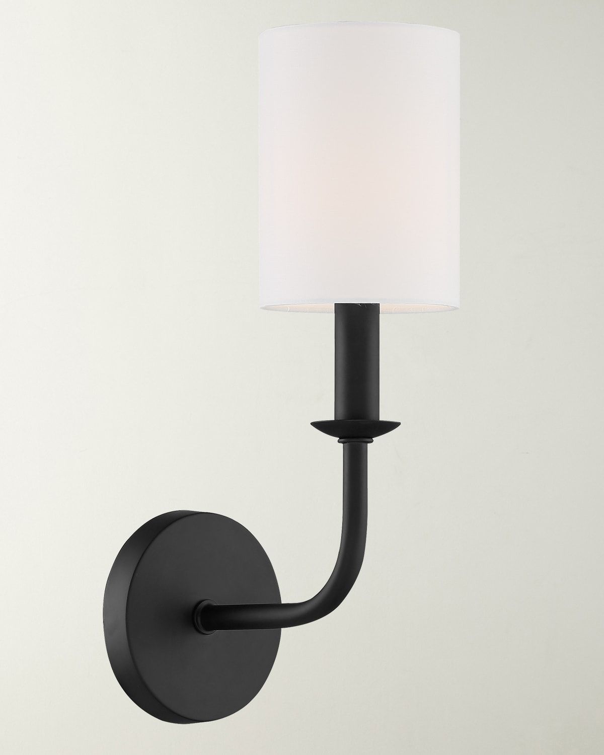 Bailey 1-Light Matte Black Wall Mount