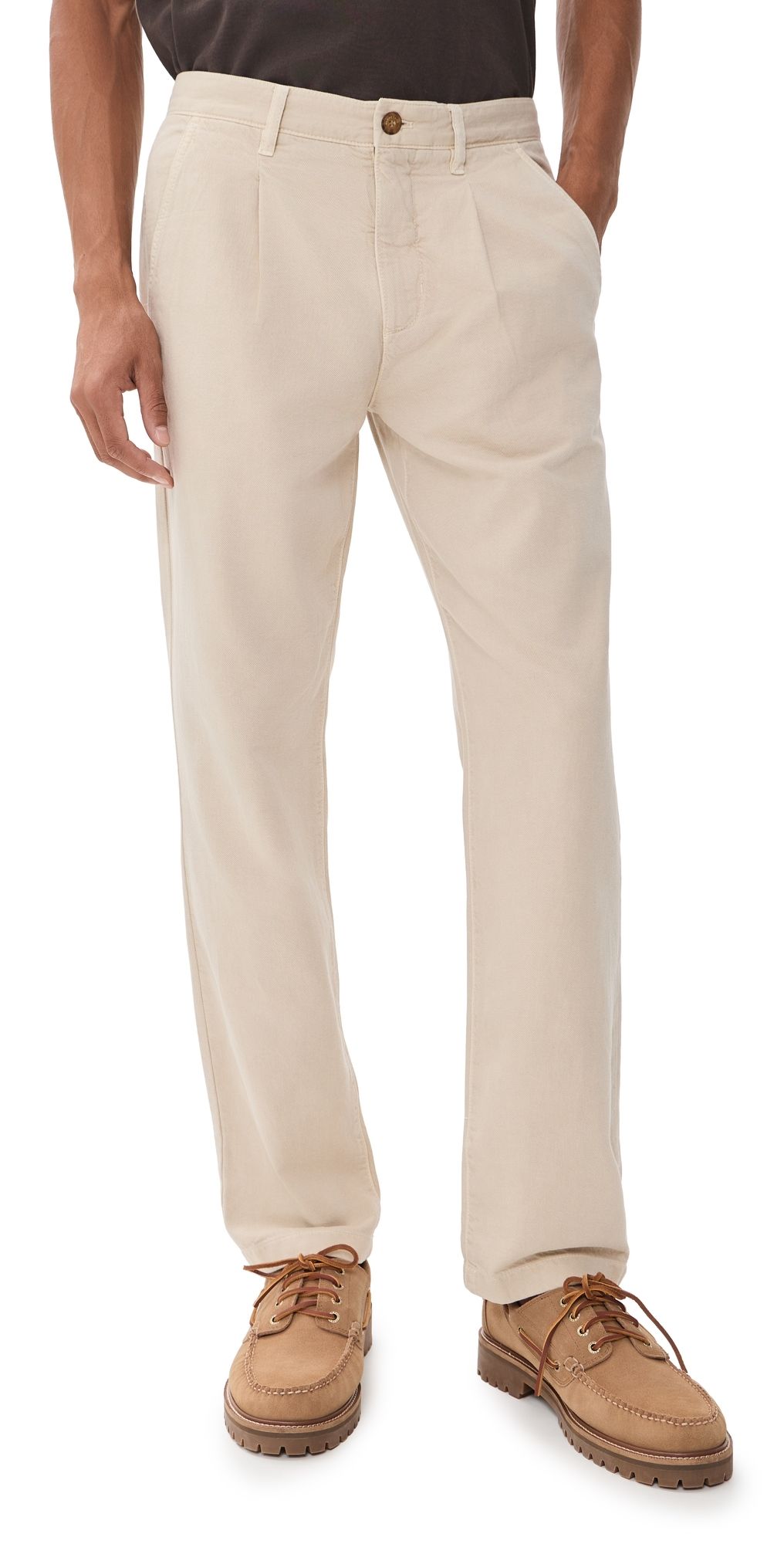 Marine Layer Relaxed Pleated 32 Pants Stone 36