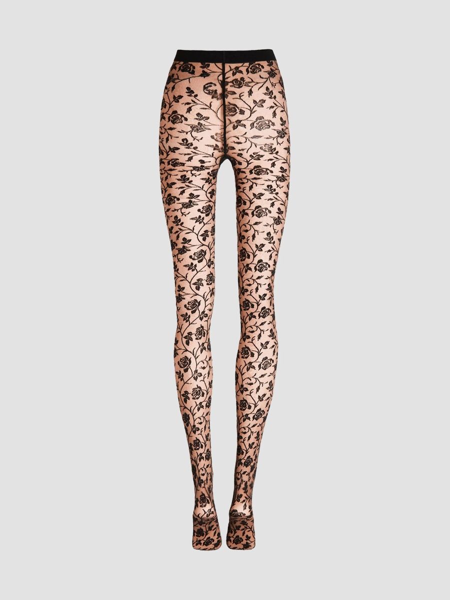 Wolford Women's Rose Tights - Fairly Light - Size Small