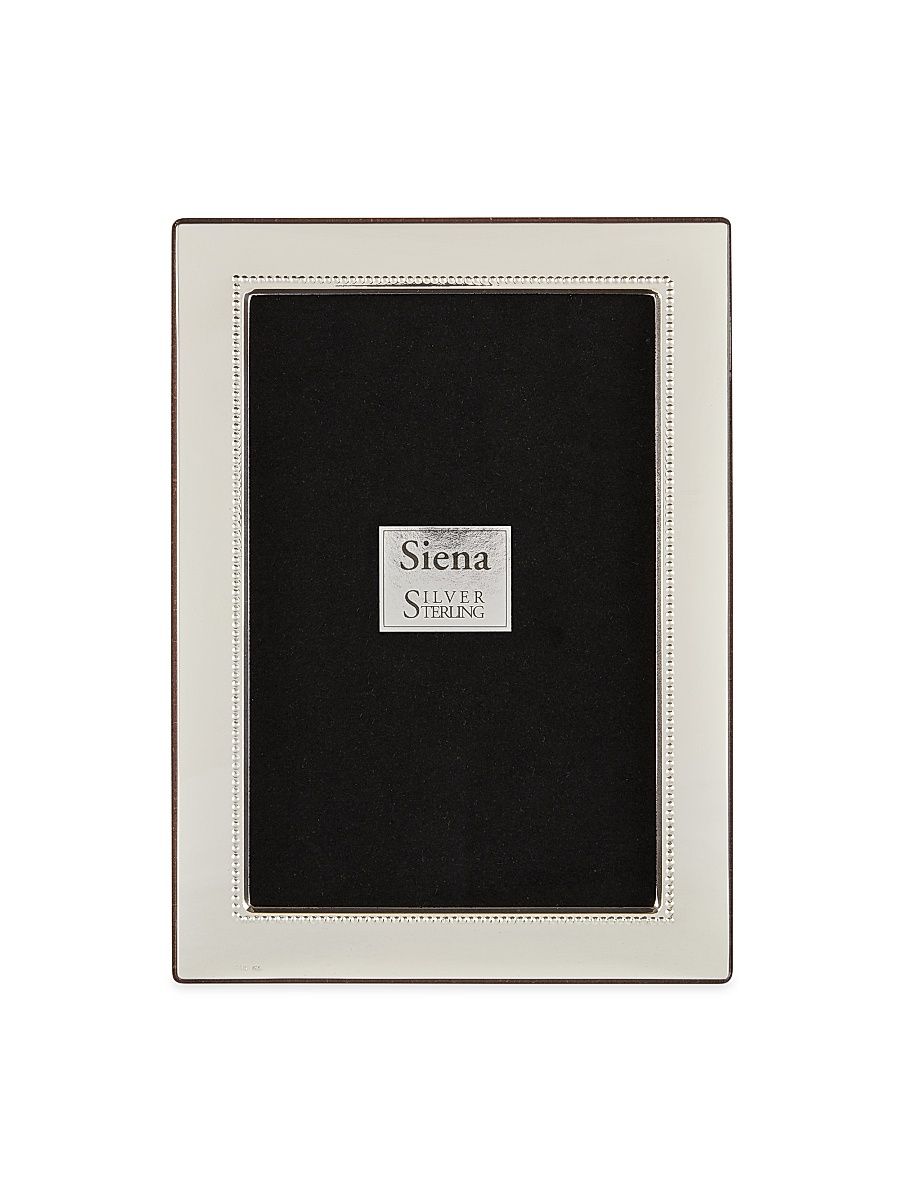 Siena Sterling Silver Frame - Silver - Size Large