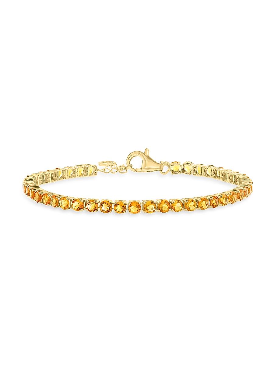 Women's 14K Yellow Gold & Citrine Bracelet - Yellow Gold