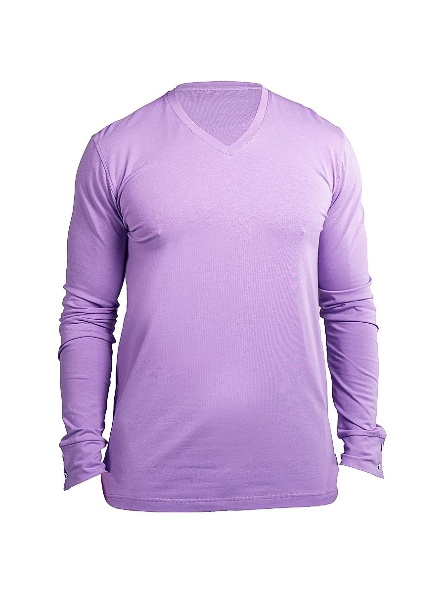 Men's V-Neck Edison Ascension T-Shirt - Purple - Size XXXXL
