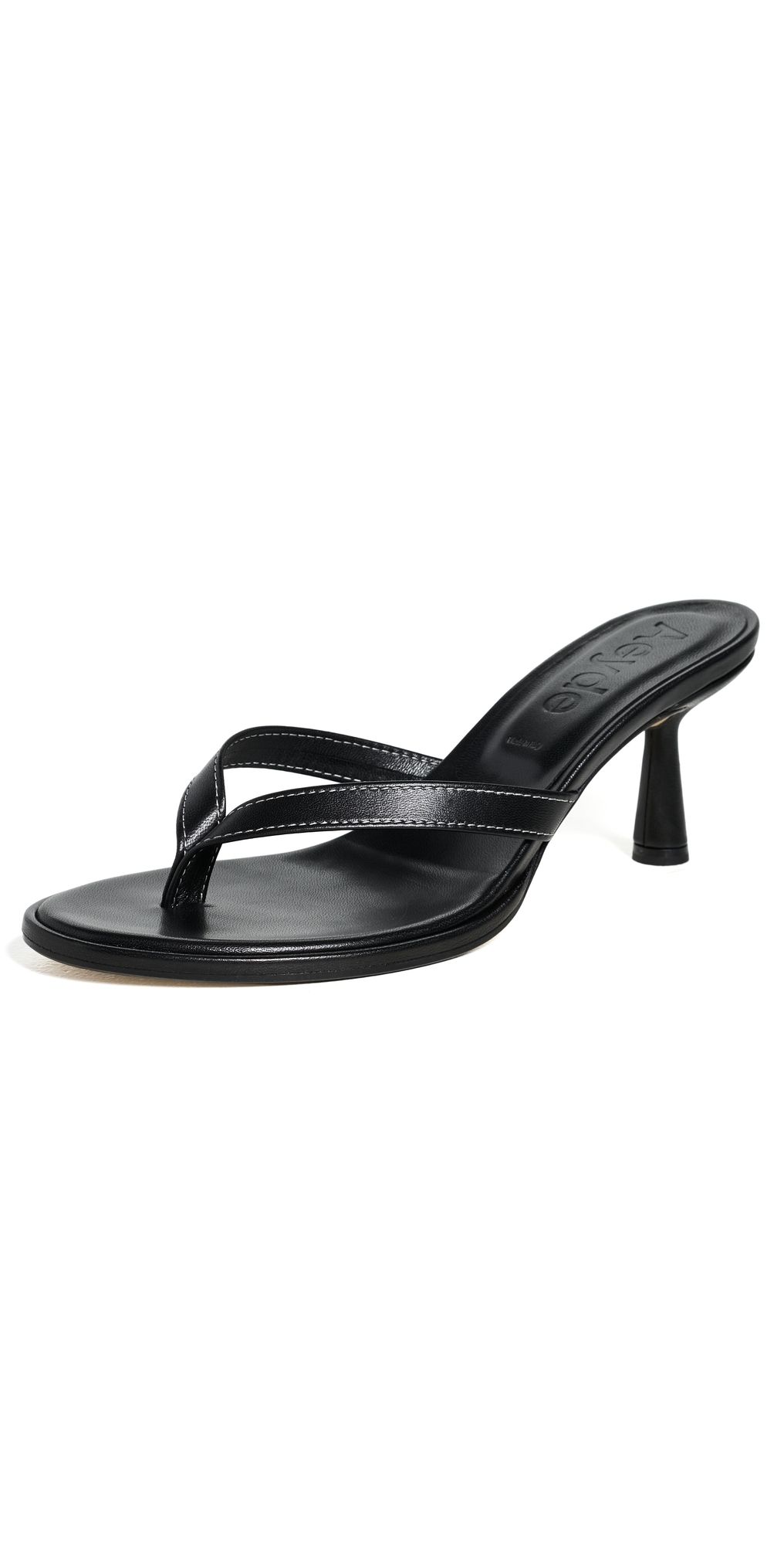 AEYDE Daphne Nappa Leather Sandals Black 38.5