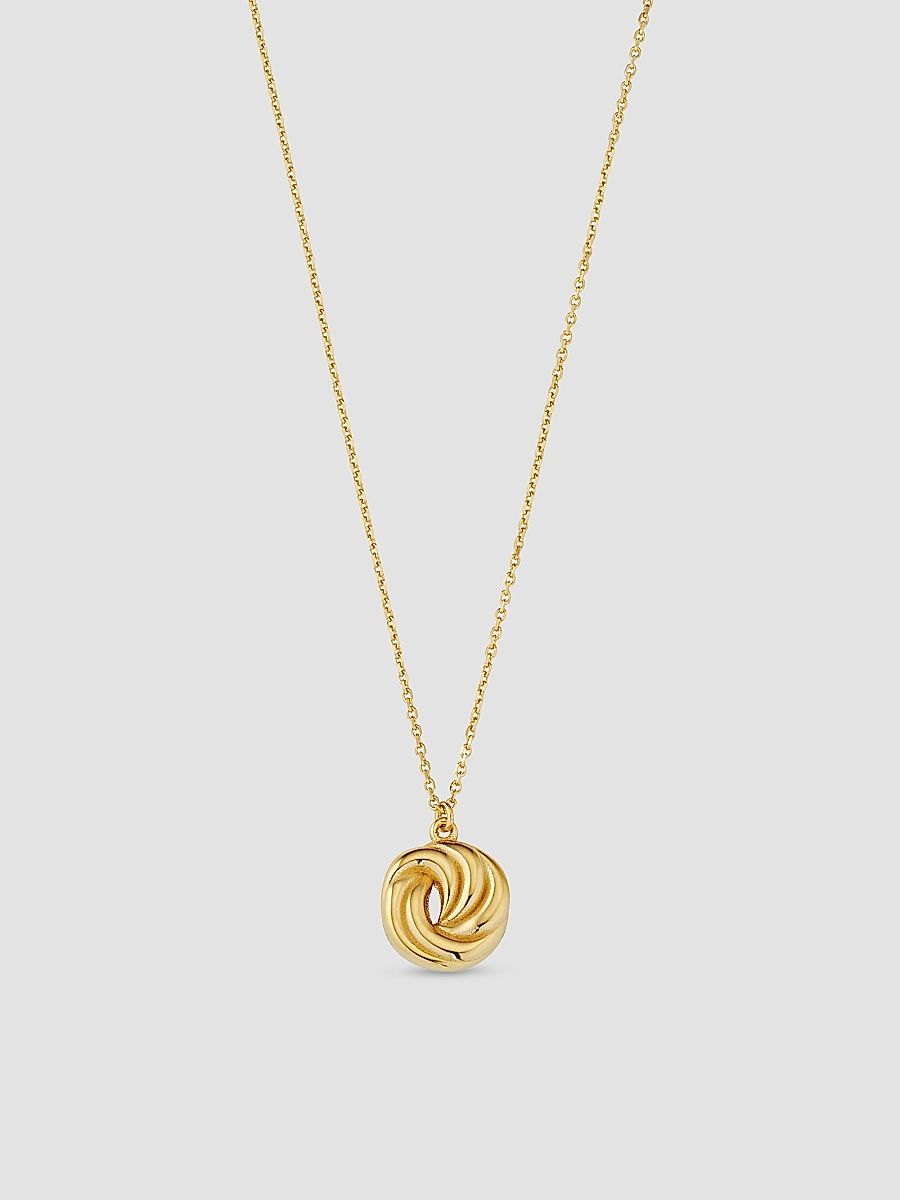 Women's Infinite Love Pendant Necklace in 14K Yellow Gold - Gold - Size 16