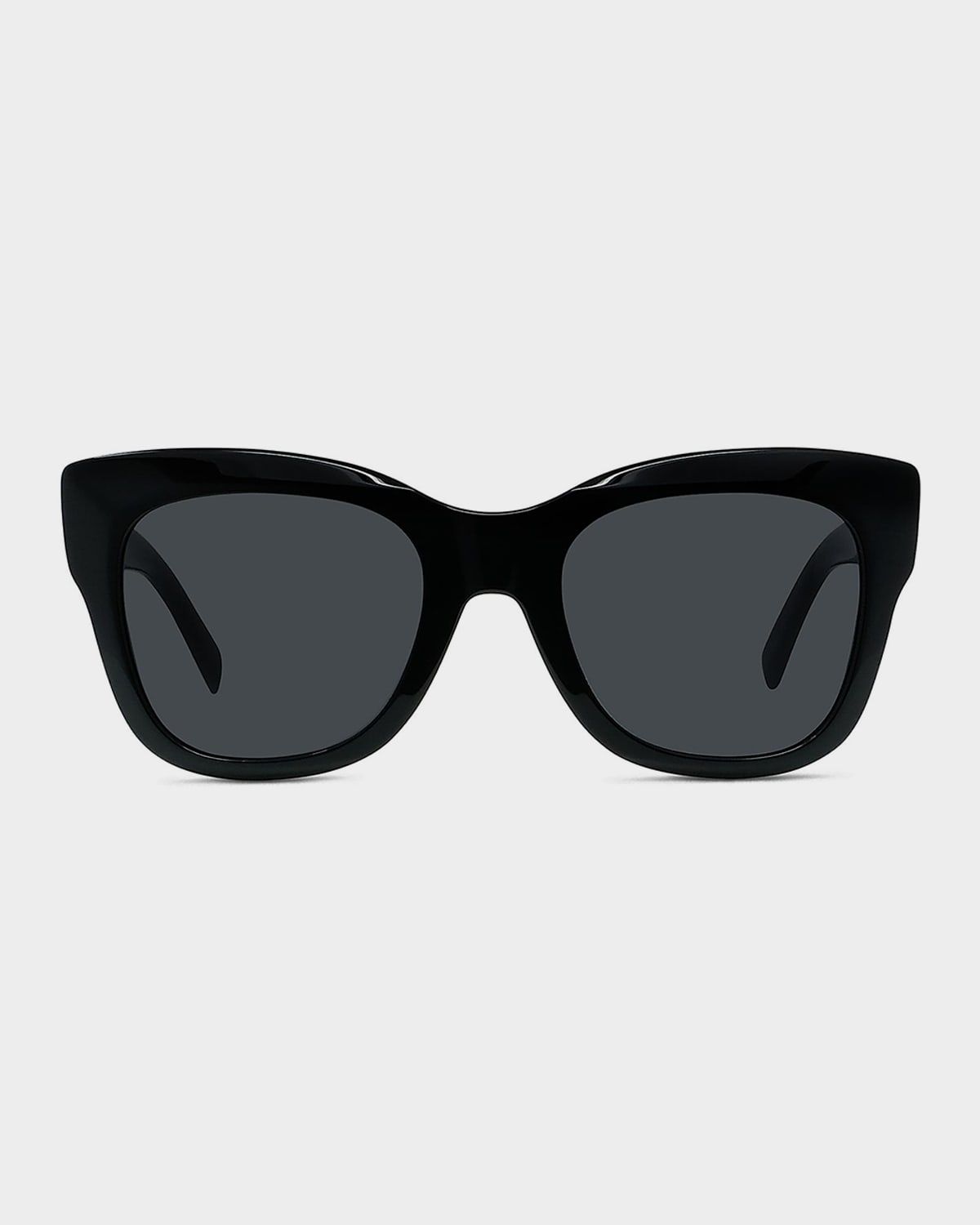 City 53mm Oversized Square Acetate Sunglasses