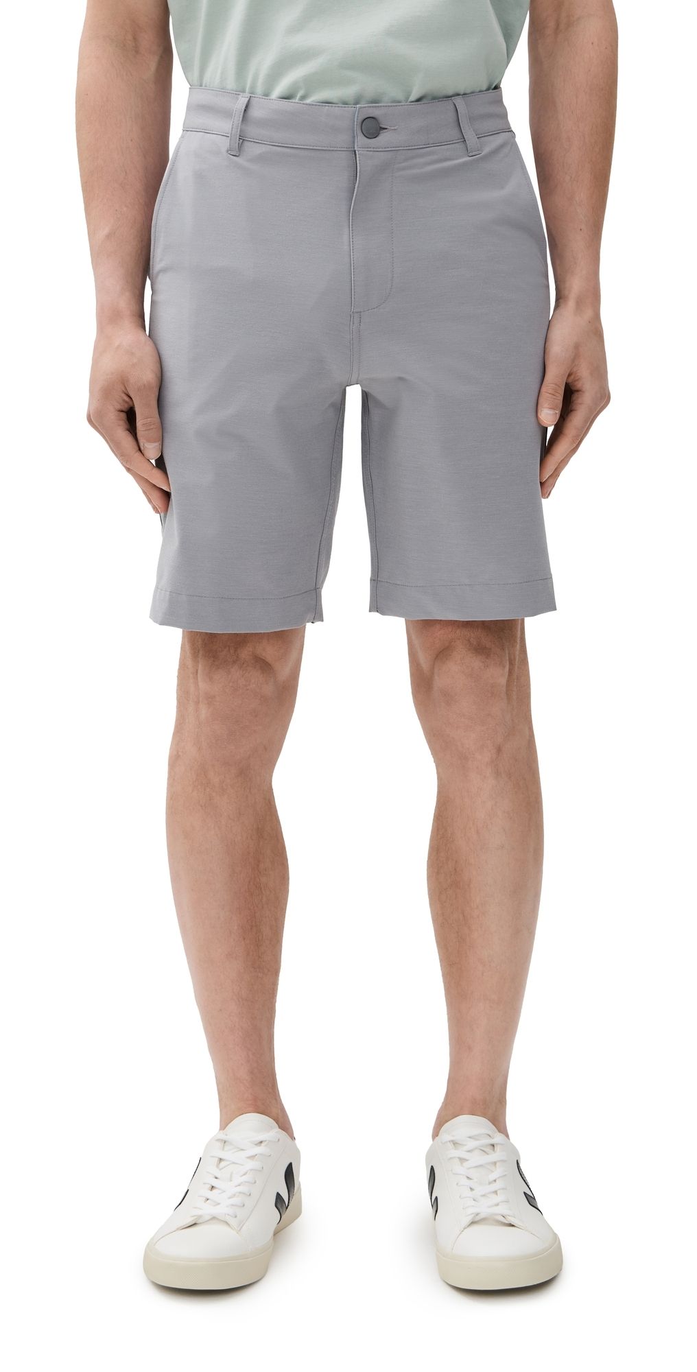 Faherty All Day Shorts 9 Ice Grey 34