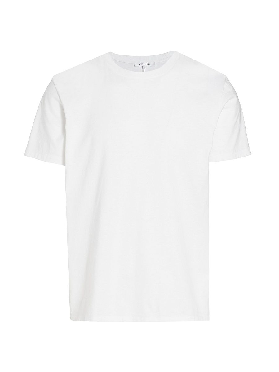 Men's Logo Cotton T-Shirt - Blanc - Size XL