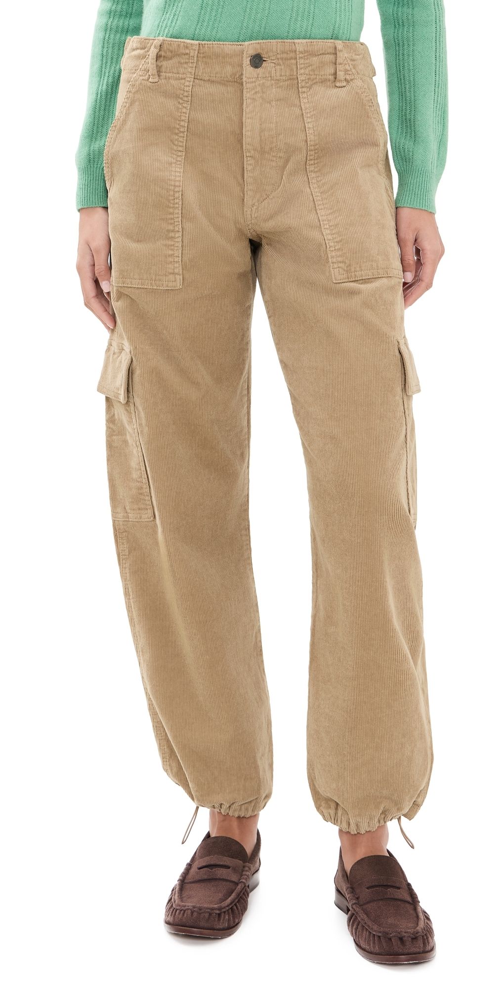 Pistola Honor Utility Corduroy Cargo Pants Camel 33