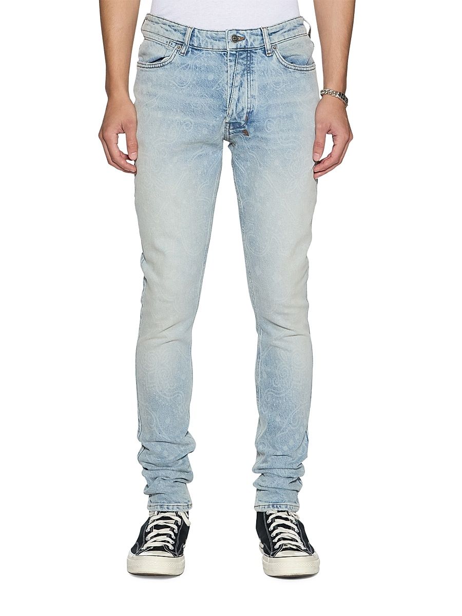 Men's Van Winkle Krystal Paise Skinny Jeans - Denim - Size 40
