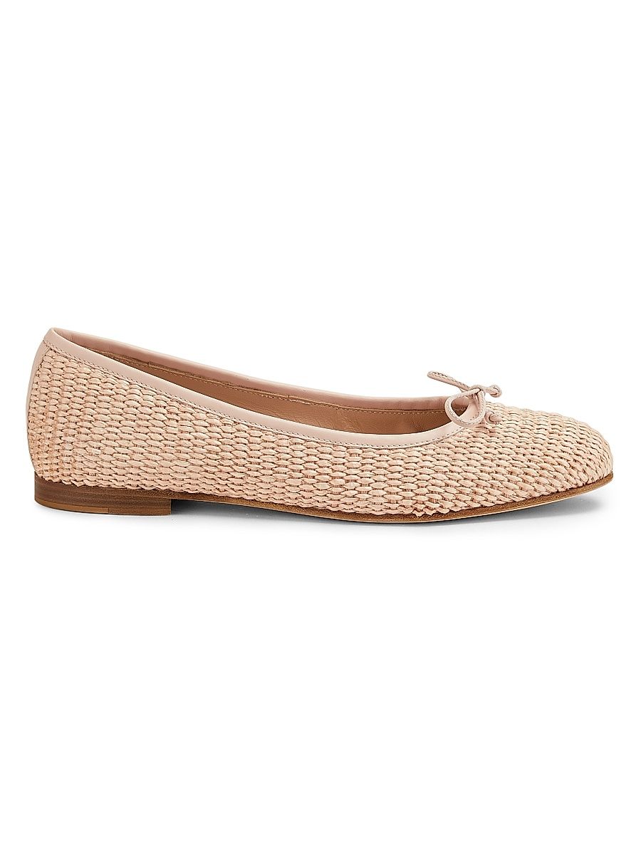Women's Veralli Woven Ballet Flats - Light Beige - Size 8