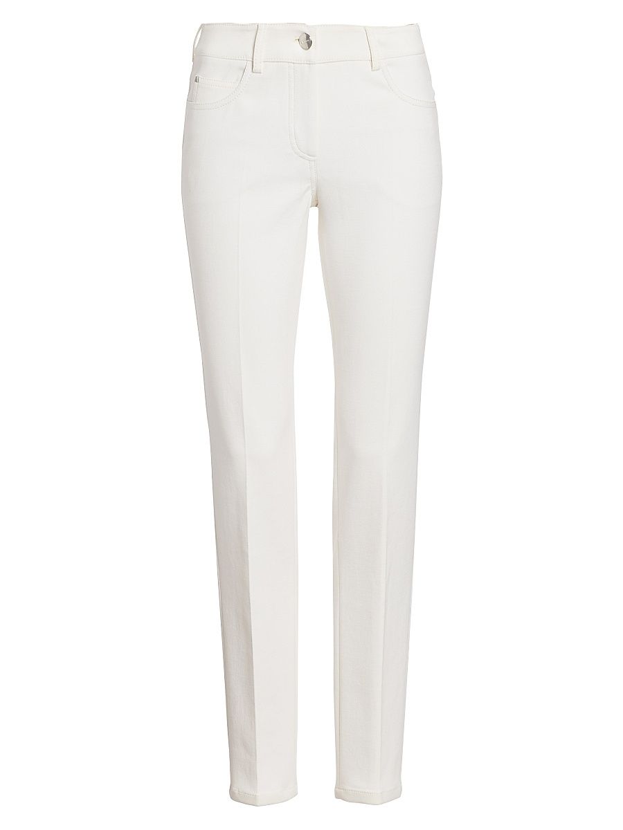 Women's Magda Slim Roll-Hem Jeans - Paper - Size 2