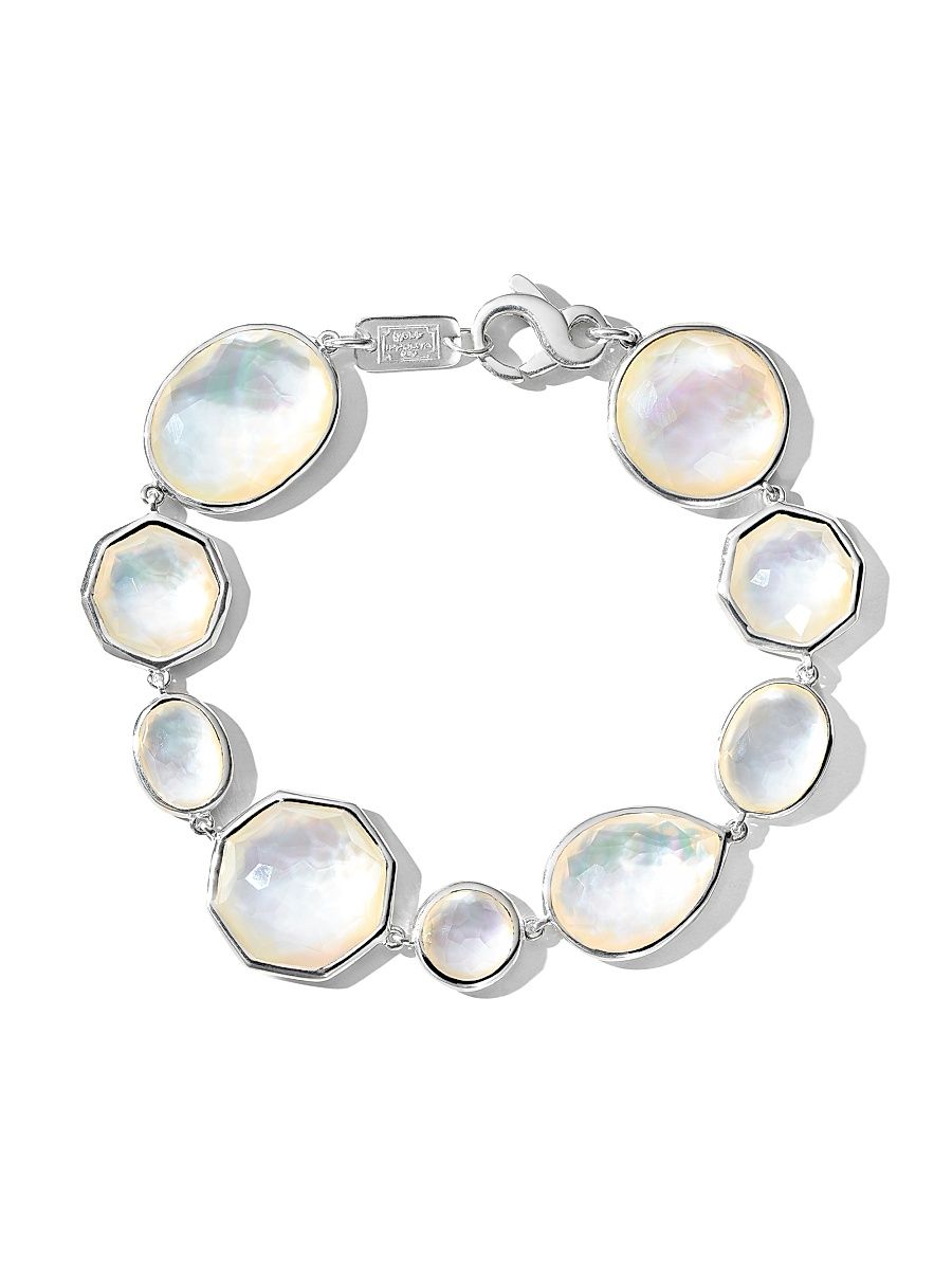 Women's Rock Candy Sterling Silver, Rock Crystal & Mother-Of-Pearl Bracelet - Mother Of Pearl