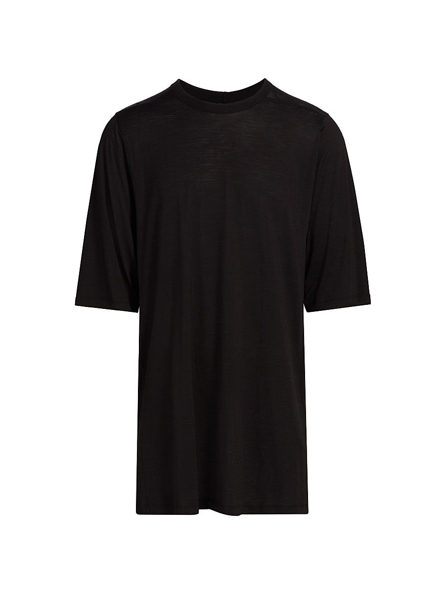 Men's Oversized Cotton T-Shirt - Black - Size XXL