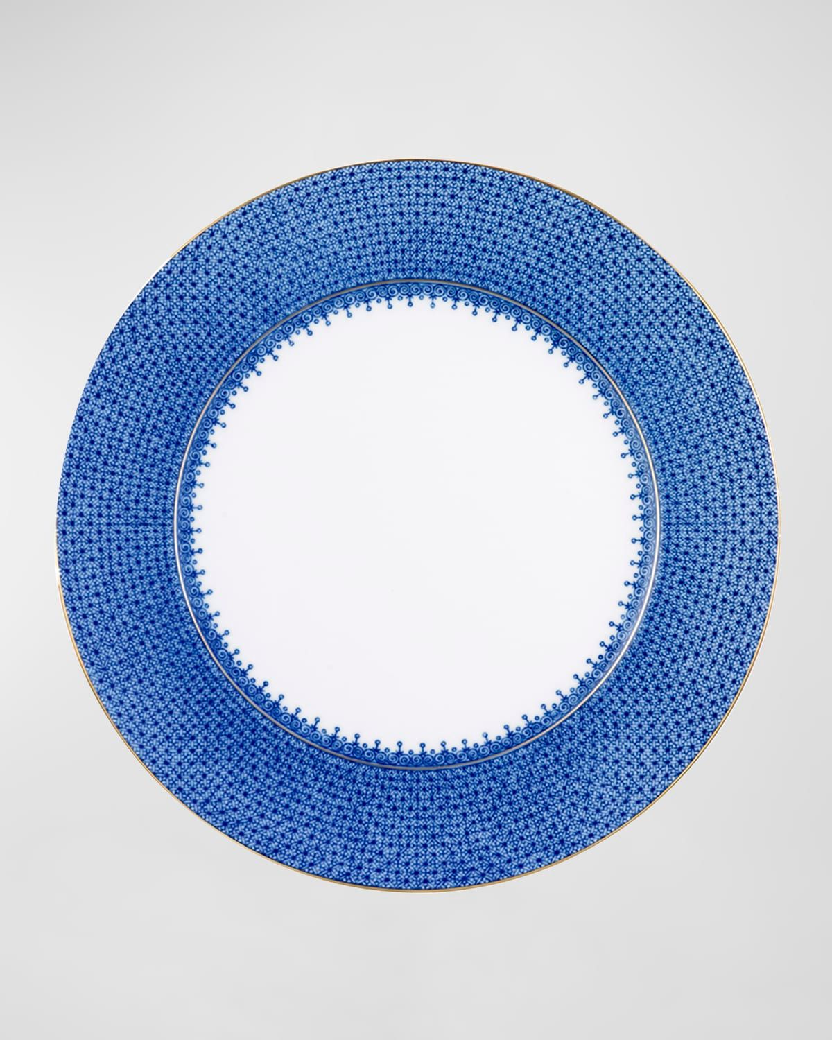 Blue Lace Charger Plate